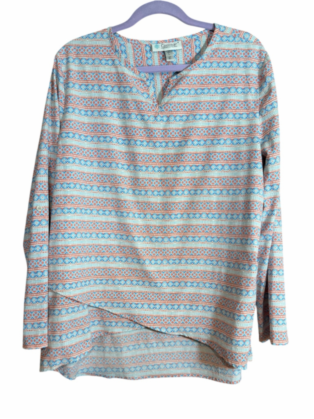 Coolibar Santa Barbara tunic women's sun-protective shirt upf 50 size large